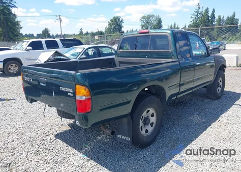 1999 Toyota Tacoma из США, поврежденный, VIN 4TAWM72N4XZ426680
